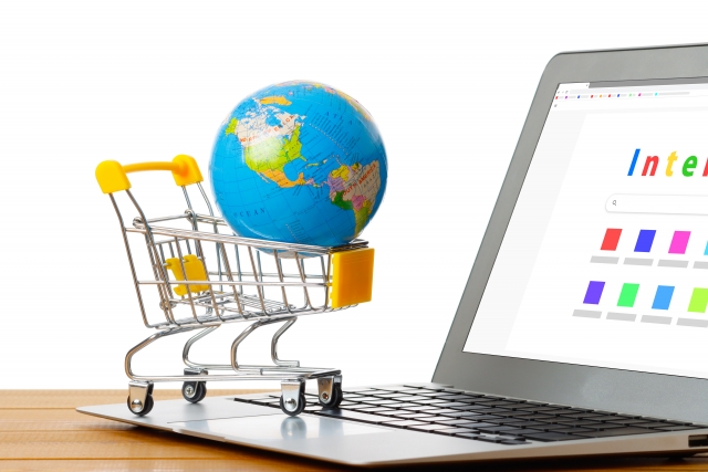 ネット販売図とパソコン